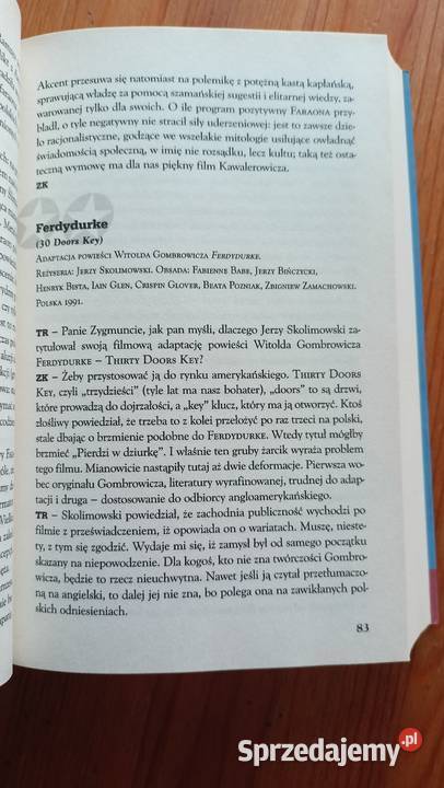 Leksykon filmowy na XXI wiek Tom 1 Tomasz Raczek miękka Pozostałe kujawsko-pomorskie Toruń