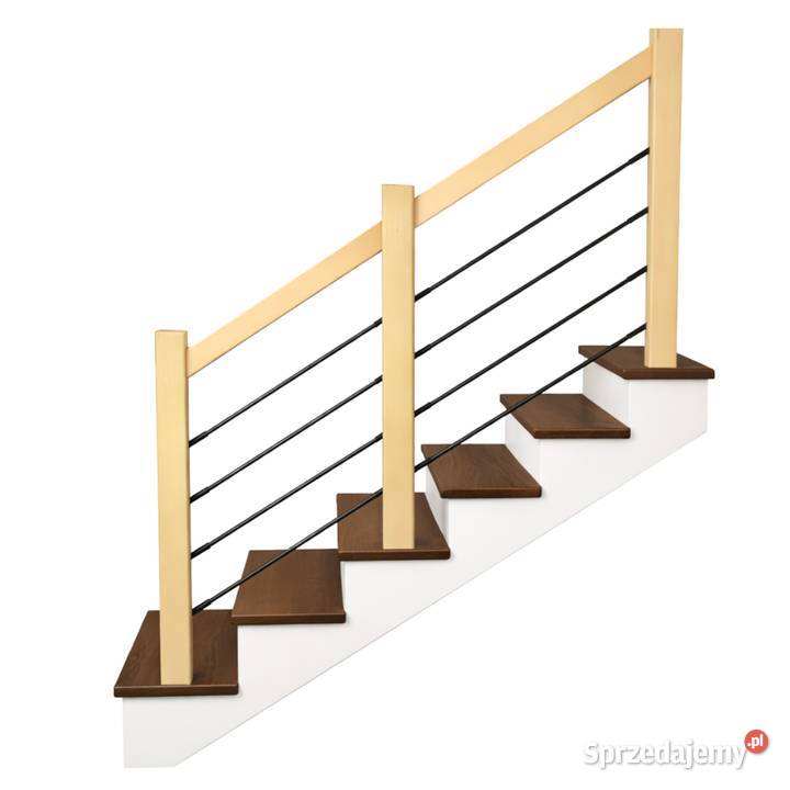 Balustrada na Schody Wewnętrzne z Rurkami w