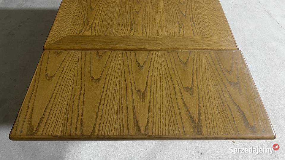 Dębowy komplet do jadalni rozkładany stół 8 zachodniopomorskie Budno