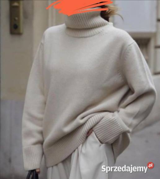 Sweter sweterek kardigan golf zara r 42 beżowy brązowy/beżowy Katowice