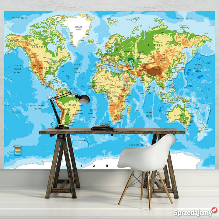 Tapeta fototapeta Mapa Leszno