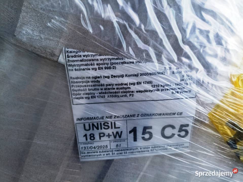 Cegła silikatowa bloczki silikatowe silikaty Wieliczka