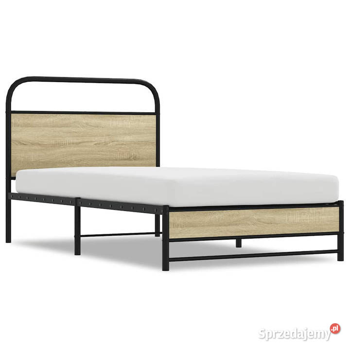 Łóżko bez materaca dąb sonoma 100x200 WM4100423 207cm Warszawa sprzedam