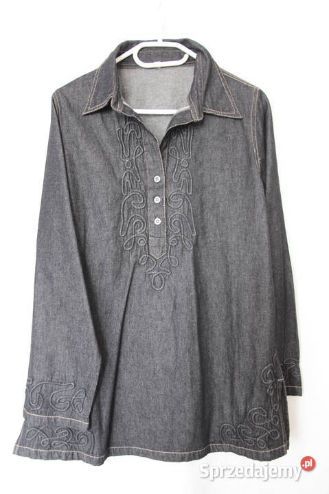 Tunika jeansowa czarna 42 Rozmiar 42(XL) Moda i Styl Katowice