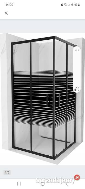 Mexen Rio kabina prysznicowa kwadratowa 80 x 80 Kruszwica