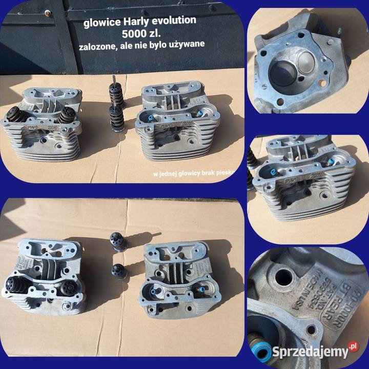 Głowice harley evolution fabrycznie nowe Motoryzacja lubelskie