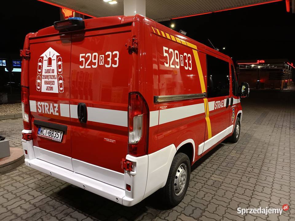 Citroen Jumper STRAŻ POŻARNICZY STRAŻACKI Napęd przednia oś Ciechanów