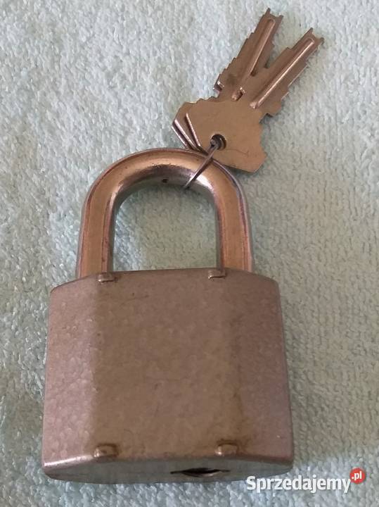 Kłódka pałąkowa SAWA z 3 kluczami