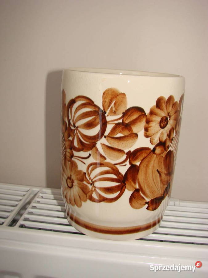 fajansowy pojemnik PRL Pruszcz Gdański