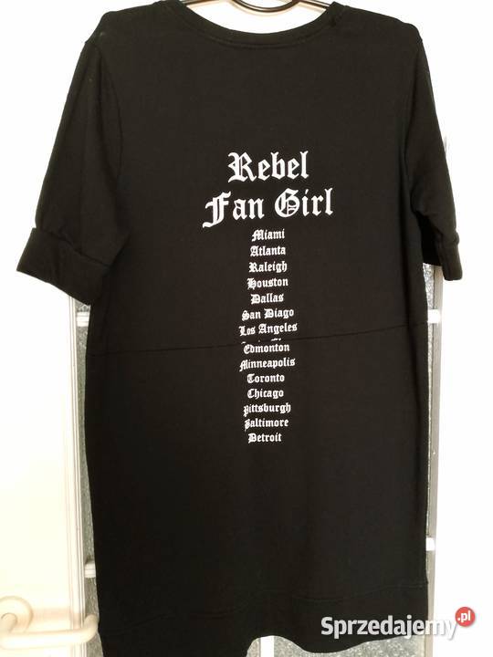 Sukienka tshirt Rebel Fan Girl firmy HM Opole sprzedam
