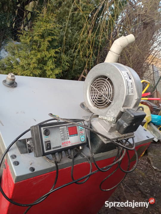 Piec 19kW z dmuchawą i sterownikiem Piece i kominki Nieporęt sprzedam