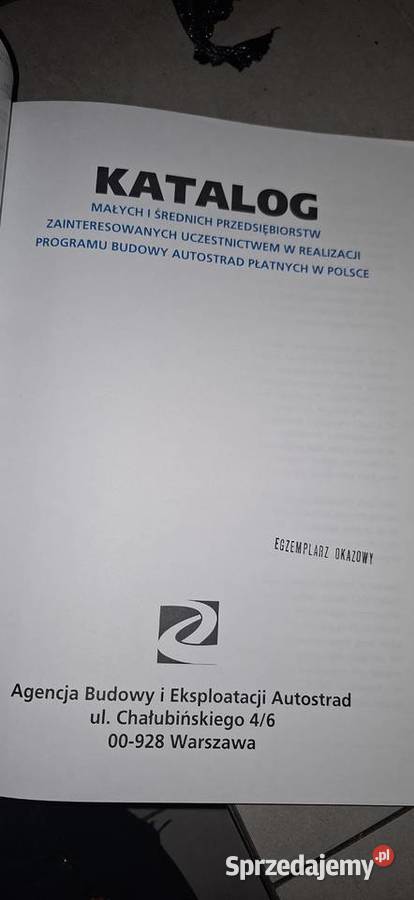 Biały Kruk Katalog Budowy Autostrad w Polsce Piła