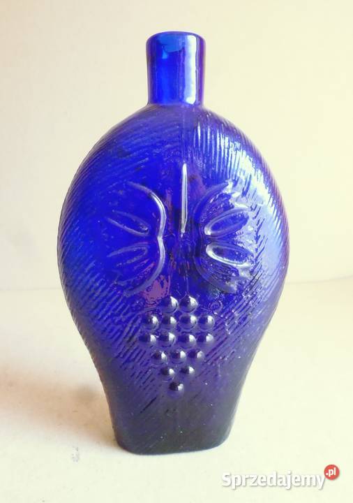 Lomel Flaska Szwedzka Piersiówka XIX w Porcelana i szkło Warszawa