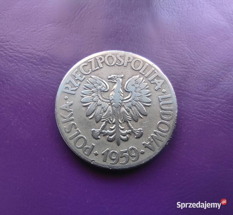Moneta PRLu 10 ZŁOTYCH 1959 KOŚCIUSZKO Rzadkość Pruszków