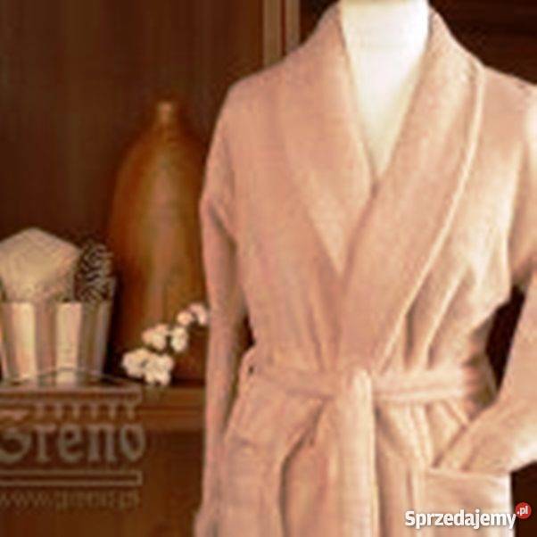Szlafrok szalowy frote czysta bawełna Warszawa
