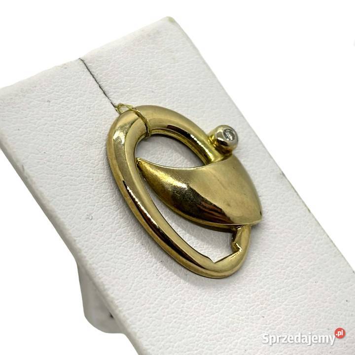 Złota Zawieszka Próby 333 201g Diament Wisiorki warmińsko-mazurskie Elbląg sprzedam