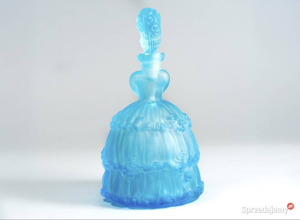 Przepiękna niebieska karafka Vogel Zappe vintage mazowieckie Warszawa