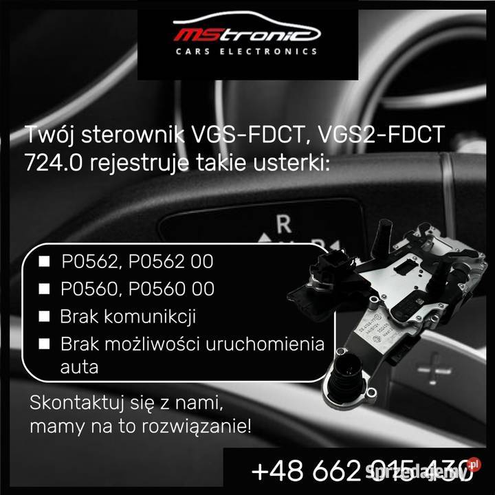 Naprawa VGS2FDCT VGS FDCT brak komunikacji Wieluń