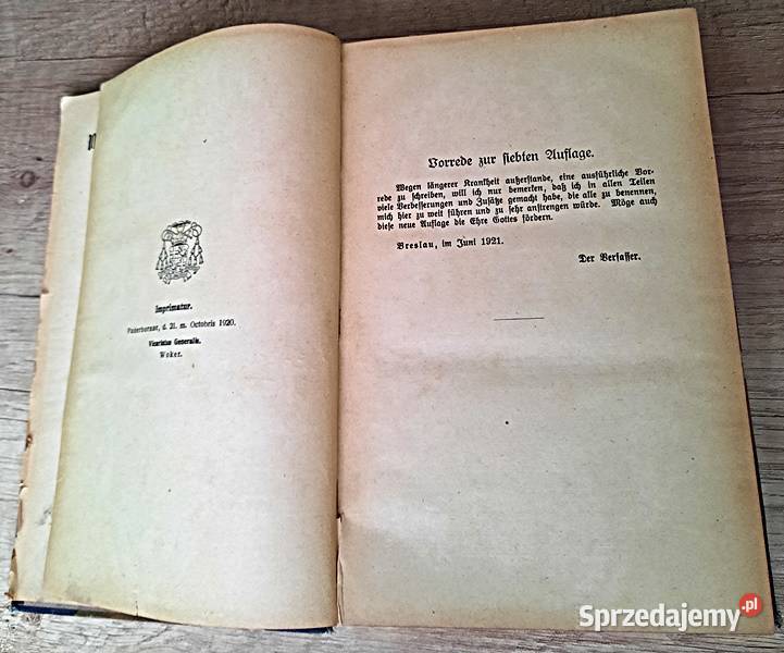 Lehrnbuch der Dogmatik w j niemieckim gotyckim wielkopolskie Ostrów Wielkopolski