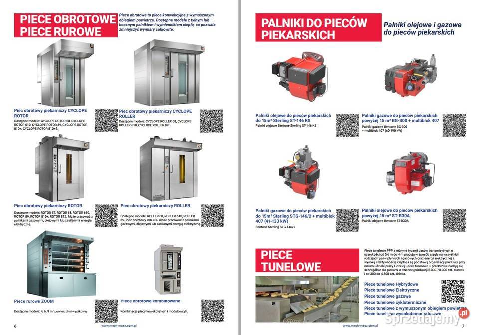 KATALOG MECHMASZ SZCZECIŃSKI PIEKARNIA CUKIERNIA sprzedam