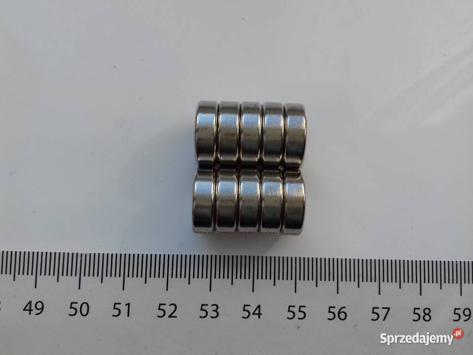 Magnes mocny neodymowy okrągły 15mm x 48mm