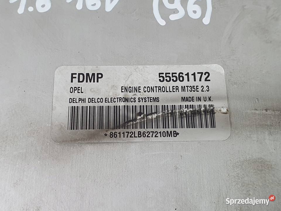 STEROWNIK SILNIKA Opel Zafira B Astra H 16 16V Chełm