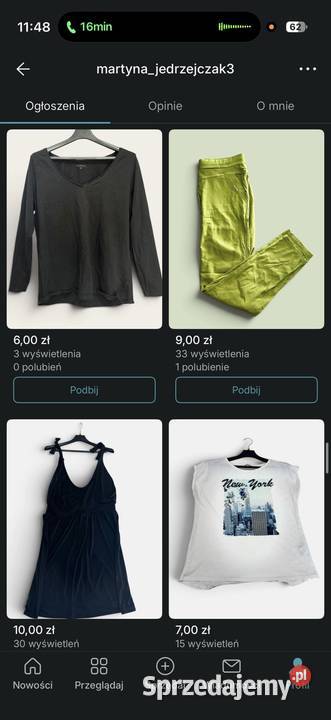 PAKA UBRAŃ DO DALSZEJ ODSPRZEDAŻY śląskie Katowice