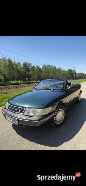 Saab 900 cabrio 23 1994 klasyk 150KM lubelskie Kąkolewnica
