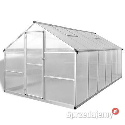 vidaXL Szklarnia ogrodowa ze wzmacnianą