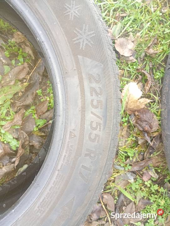 Opony zimowe 22555 R17 łódzkie Księża Wólka