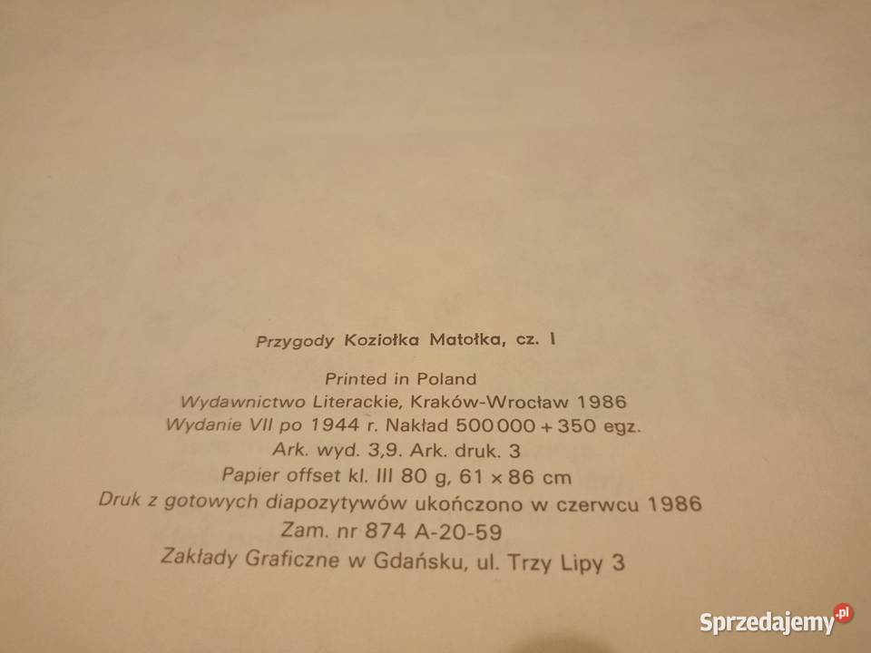 Zestaw 4 ksiąg Przygód Koziołka stare i nowe mazowieckie Warszawa