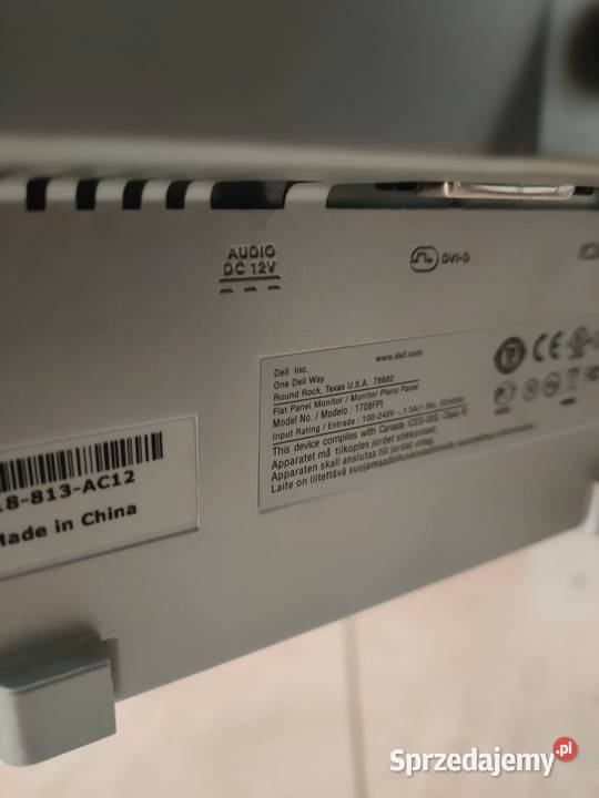 Monitor DELL 1708FP na stojaku Dostępne 10 sztuk Warszawa sprzedam