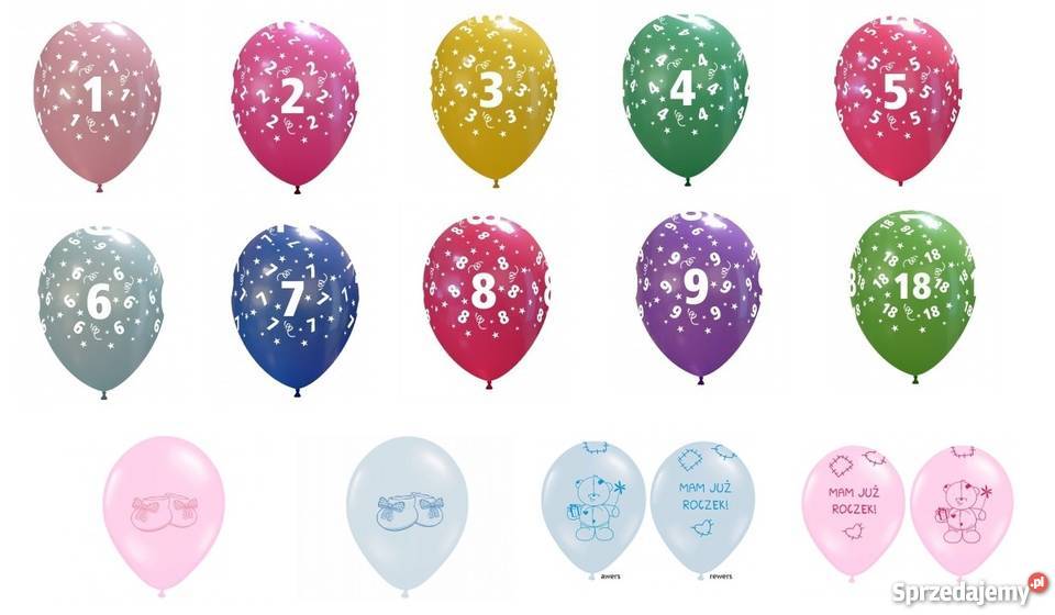 Balony gumowe foliowe okolicznościowe ślub opolskie Nysa