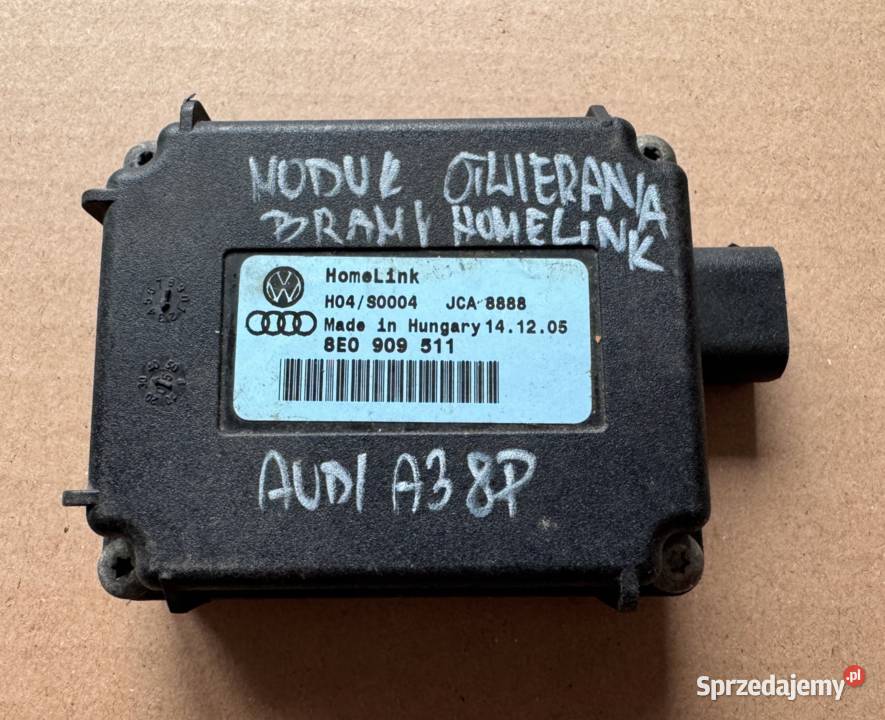 MODUŁ STEROWNIK BRAMY HOMELINK AUDI A3 8P osobowe dolnośląskie Kłodzko