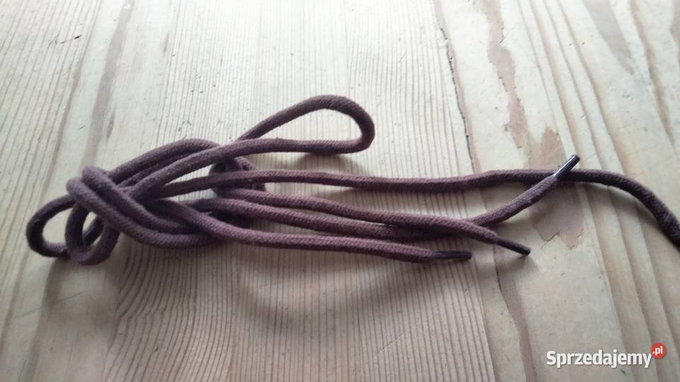 Sznurowadła okrągłe grube długość 75 kolor