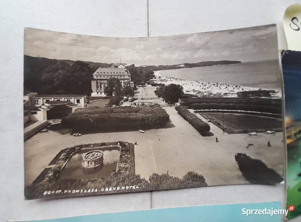 Trzy stare pocztówki kartki pocztowe Sopot z