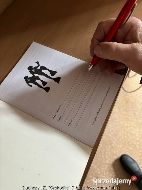 Log Book książka nurkowa w j polskim bez loga Bytom