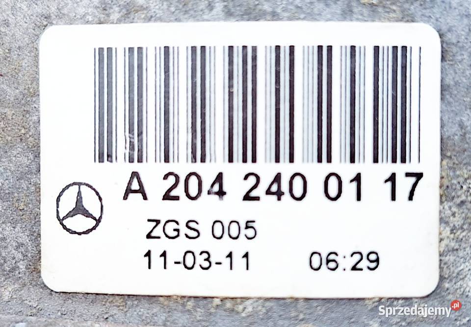 MERCEDES W204 PODUSZKA SILNIKA A2042400117 18B Części mazowieckie Radom
