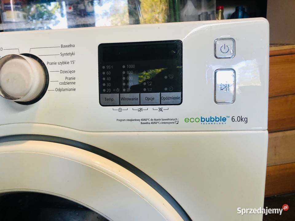 Pralka Samsung Eco Bubble 6 WF60F4E0W0W Justynów sprzedam