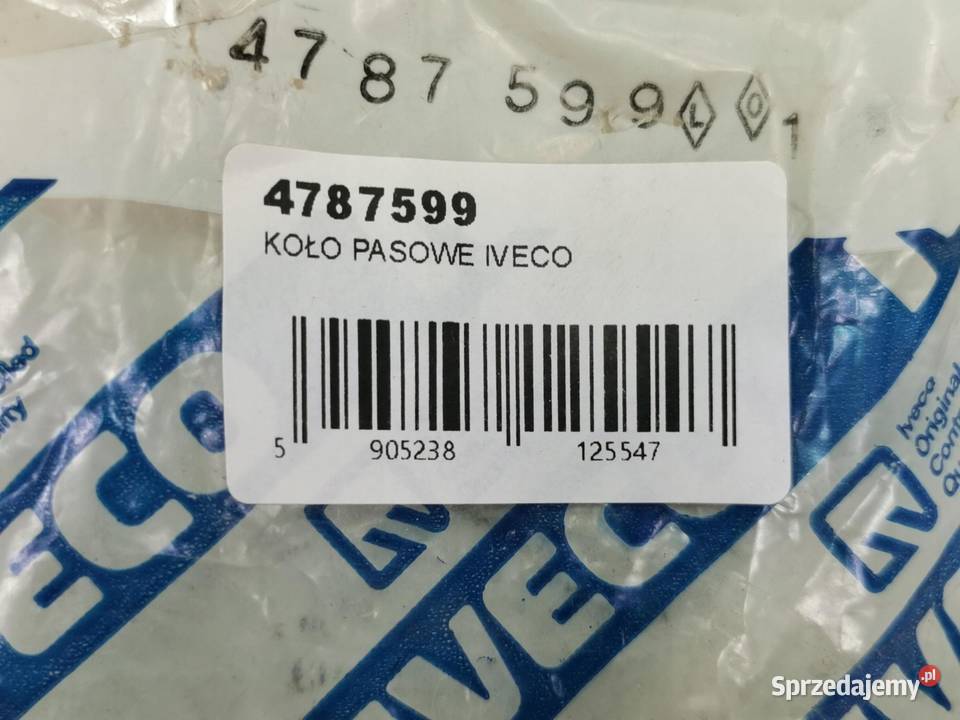 KOŁO PASOWE IVECO DAILY NOWE ORYGINALNE 4787599 osobowe