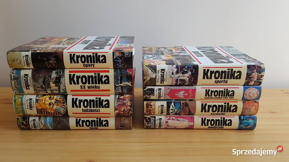 Zestaw Kronika x 8 medycyny ludzkości sportu Dąbrowa Górnicza sprzedam