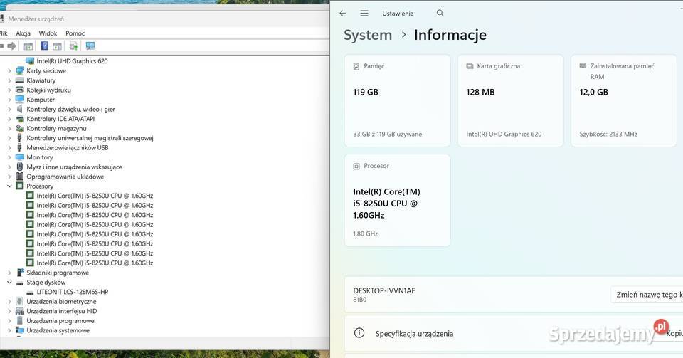 LENOVO V330 i5825012Gb Ddr4SSD 12GB Przygodziczki