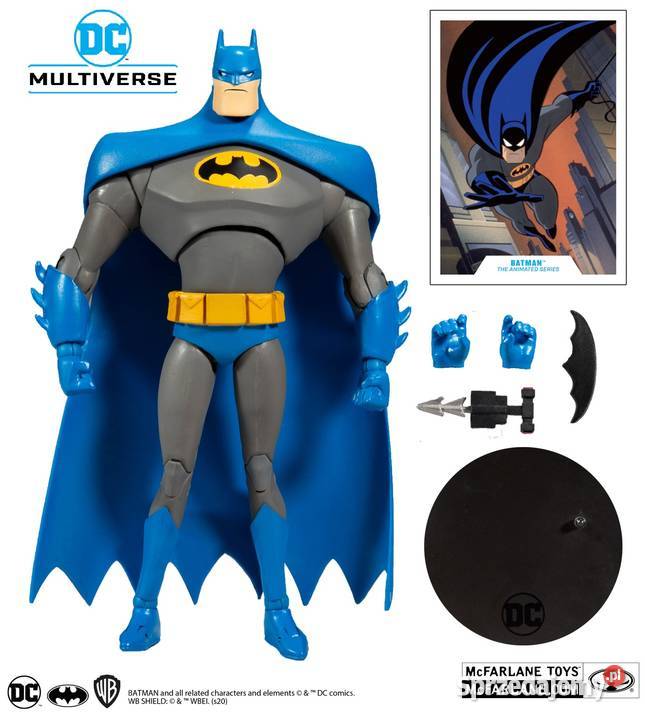 Duża Figurka Batman Animowany DC Multiverse 18 12 lat+ Mogilany