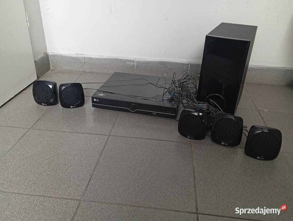 Kino domowe LG 5 głośników subwoofer DVD USB Lublin