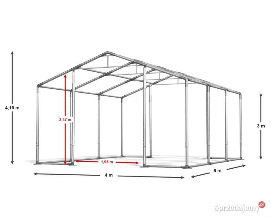 4x6x3m Namiot magazynowy przemysłowy garaż ogród Zamość sprzedam