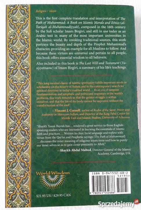 Imam Birgivi The Path of Muhammad Gliwice