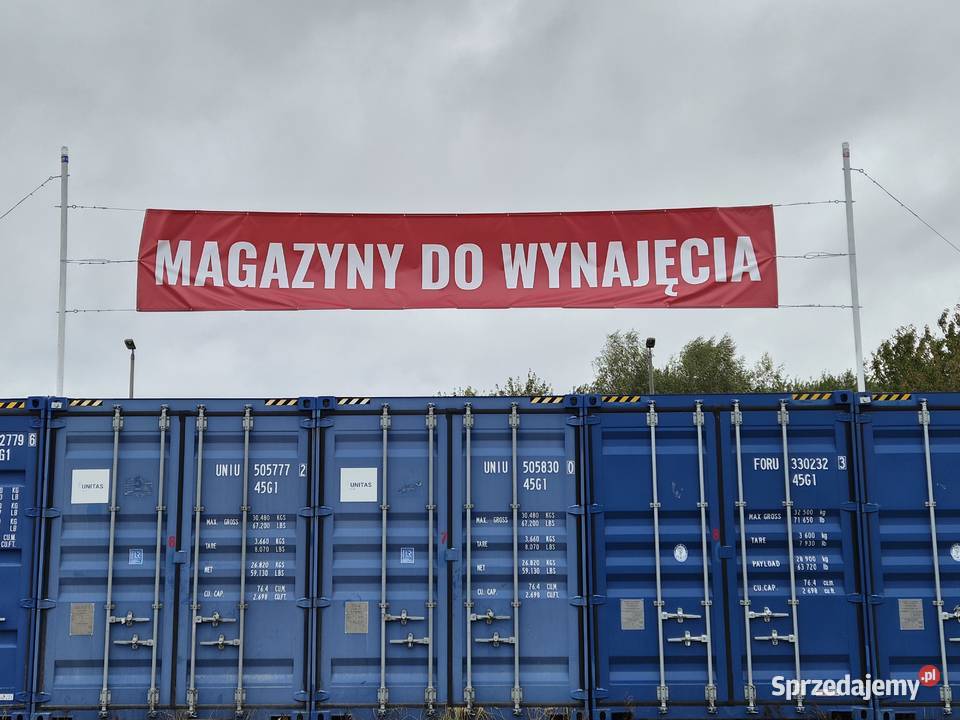 Magazyn Schowek Kontener Do Wynajęcia w Tarnowskie Góry
