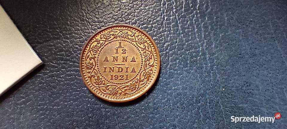 Stare monety 112 anny 1921 Indie Brytyjskie