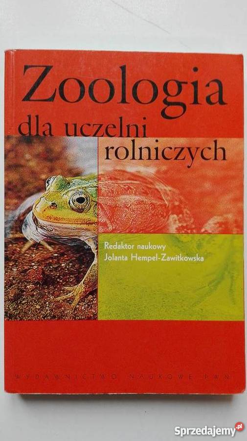 Zoologia uczelni rolniczych JHempelZawitkowska warmińsko-mazurskie Olsztyn