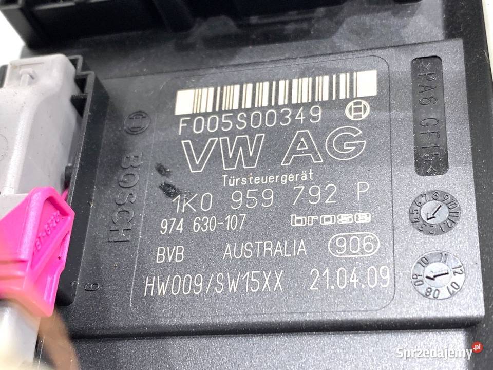 PODNOŚNIK SZYBY PRAWY PRZÓD VW PASSAT CC B6 osobowe